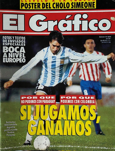 El Gráfico N° 3856  Revista Fútbol Argentino, Cb
