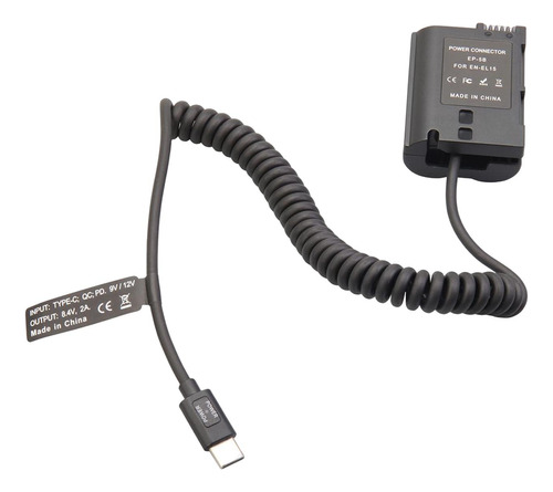 Tipo C Con Cable De Resorte En El15 Compatible Con Z7 Z6