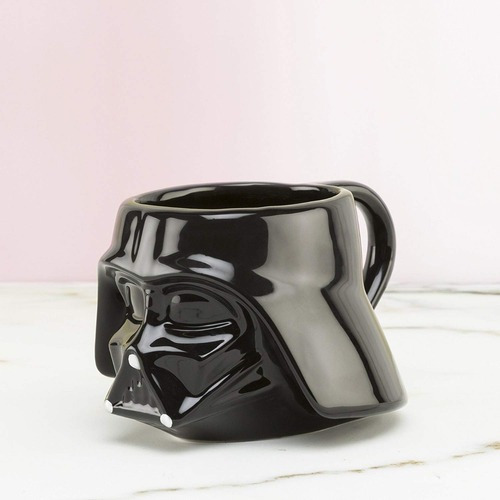 Imagen 3 de 9 de Taza Café Darth Vader Star Wars Disney Cerámica 3d 473ml