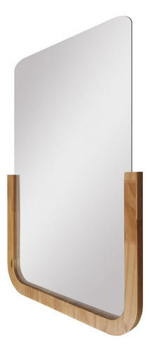 Espelho Decorativo Midle Pinus 60x40cm Retangular Cantos