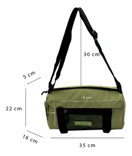 Bolso Deportivo Gimnasio Pequeño Botinero Correa Impermeable