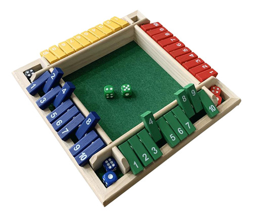 Juego De Mesa De Dados De 4 VĂas (2-4 Jugadores) Para