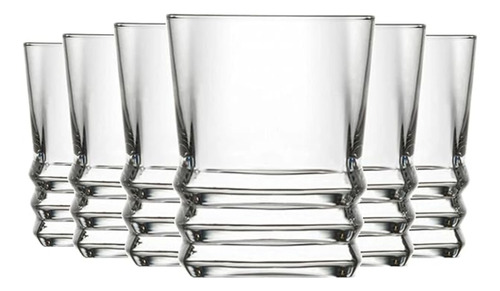 Set 6 Vasos De Vidrio Chicos Tequila Trago Corto Lav 80ml 