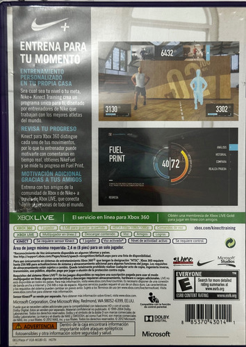 Kinect Training Xbox 360 (físico) Español