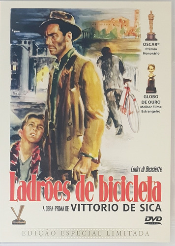 Dvd Ladrões De Bicicleta Vittorio De Sica Versátil Impecável