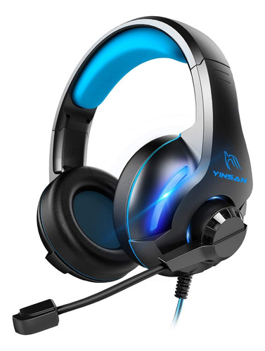 Producto Generico - Yinsan Auriculares Para Juegos Para Nin. Color Azul