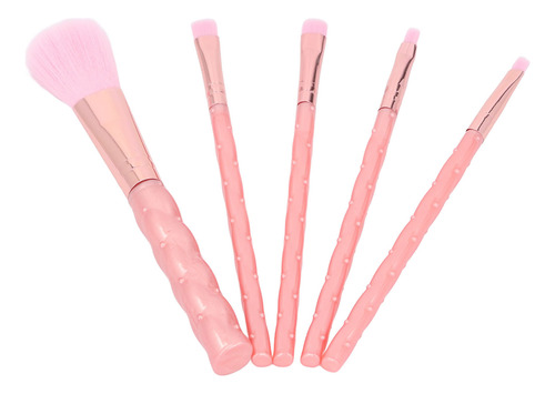 Juego De Brochas De Maquillaje Suaves, 5 Piezas, Brochas Cos