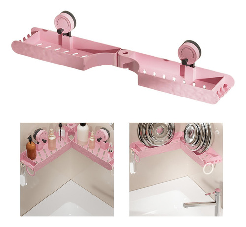 Estante De Almacenamiento Para Baño, Organizador De Rosa
