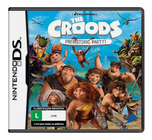 Jogo Midia Fisica The Croods Prehistoric Party Nintendo Ds