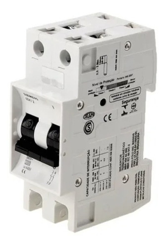 Breaker Siemens 2p 10a Nuevo