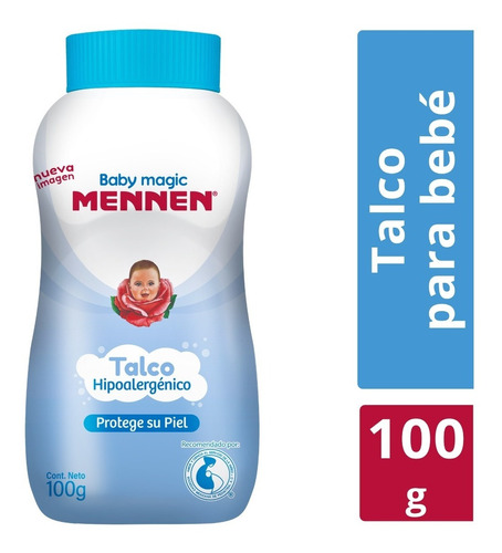 Talco Mennen Baby Magic Azul 100g