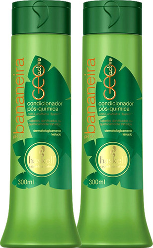 Pack Shampoo + Acondicionador Bananeira 300ml - Haskell