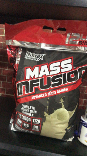 Imagen 2 de 3 de Proteina Mass Infusión 12lb Aumento De Peso Suplementos Rans
