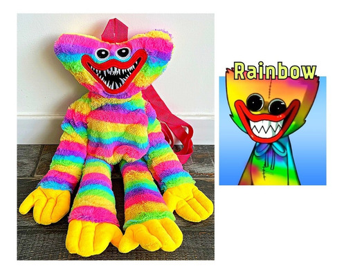 Poppy Playtime Peluche Huggy Wuggy Con Mochila Importadas