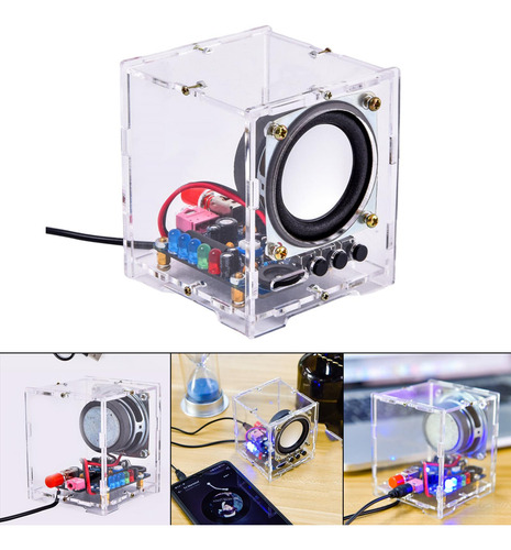 Hu-009 Mini Spaker Unit Kit De Componente Finalizado