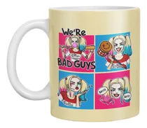 Comprar Taza Ceramica Harley Quinn Cuadros #2 Blanco Harley Quinn