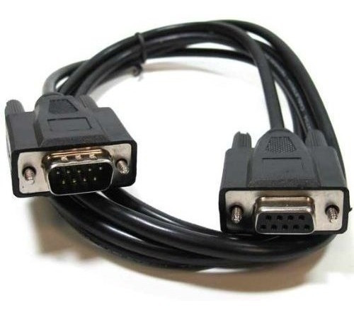 Sf Cable, Db9 m/f Rs232 serial Extension Cable, Negro
