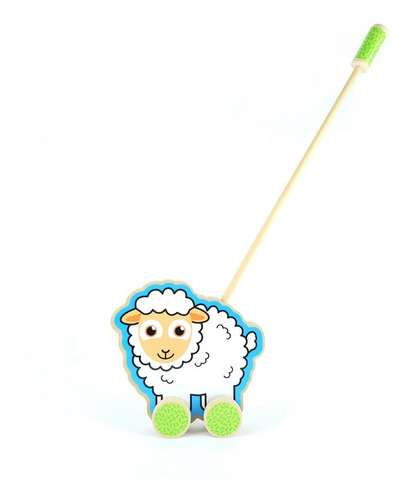 Juego De Empuje Oveja De Madera Pipikuku