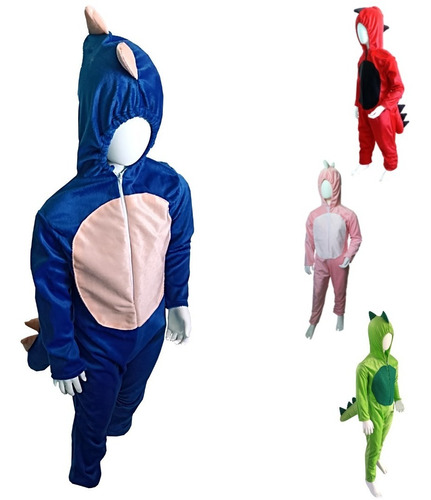 Disfraz Dinosaurio Para Niño Niña Varios Colores Dinosaurios