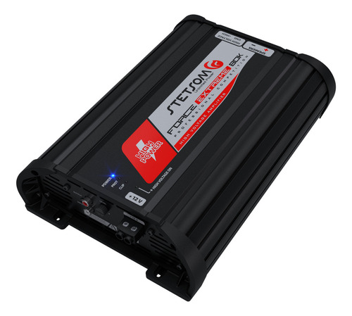 Módulo Stetsom Force Extreme 80k 0,5 Ohm Frequência 5Hz ~ 4Khz 80.000W RMS em 0,5 Ohm Entrada RCA 1 Canal 80.000W Alta voltagem High Voltage–Sub, Woofers Competição Paredão Alta Eficiência Grave Médio