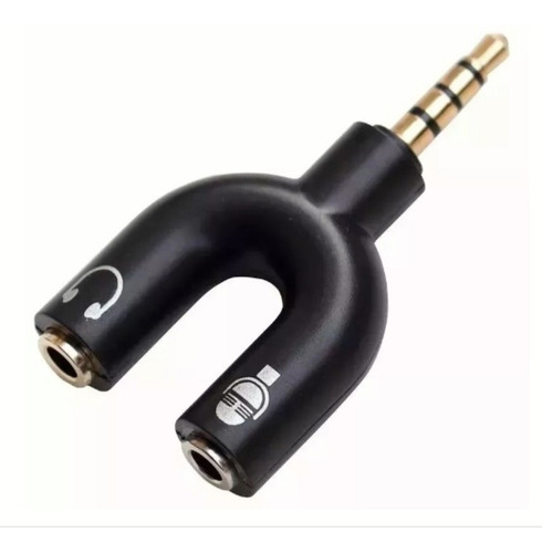 Adaptador Splitter Headset Fone Microfone P2 X P3 Áudio