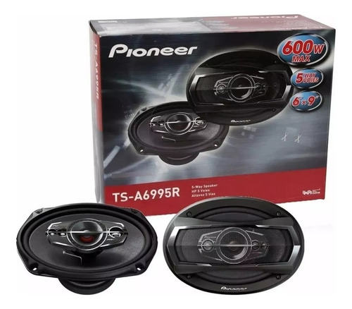 Cornetas Pioneer Carro 6x9 600w 5 Vias Triaxiales 4 Ohms