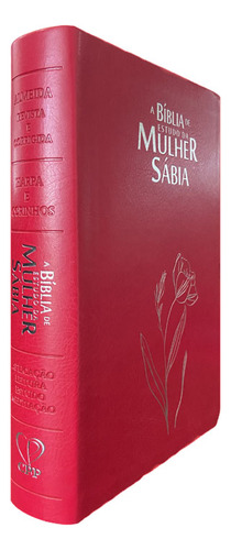 Bíblia Da Mulher Sábia Full Color C/ Harpa - Magnólia Vermelha