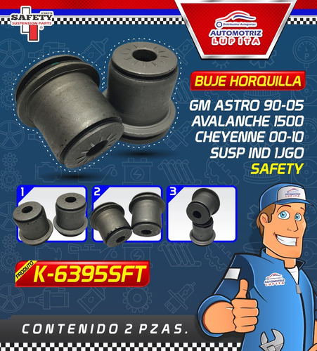 Buje Horquilla Gm Astro 90-05 Avalanche 1500 Cheyenne 00-10