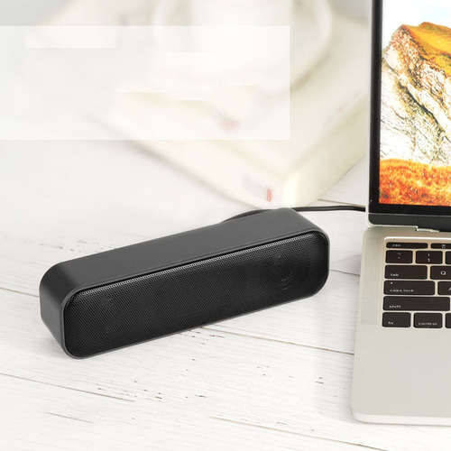 Bocina De Computadora, Mini Barra De Sonido Con Cable Usb,