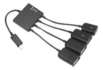 Comprar Micro Usb Host Otg 3 Puertos Hub Adaptador Cable Para Samsun