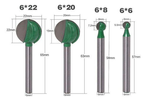 Brocas Duraderas Del Enrutador Del De La De La Carpintería