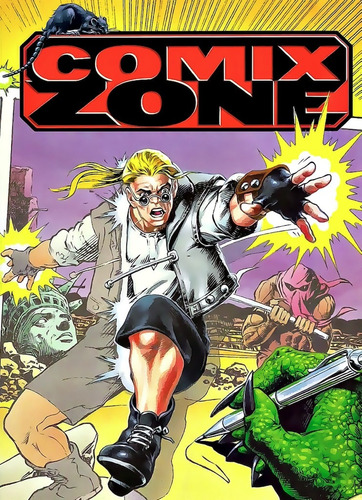 Imagen 1 de 8 de Cartucho Juego Sega Genesis Mega 16 Bit Comix Zone Envíos