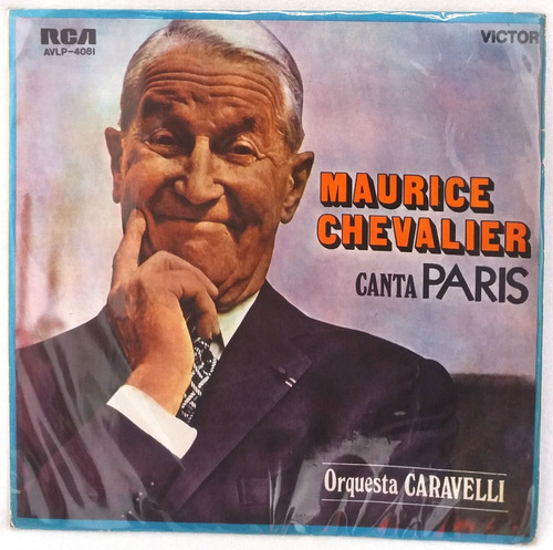 L P Maurice Chevalier Canta Paris