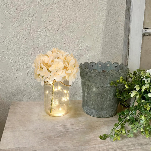 Mason Jar Lights Juego De Centro De Mesa De 3 Tarros De Gran