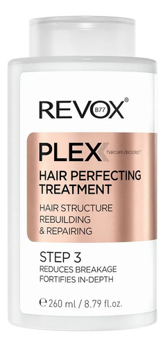 Revox Plex Tratamiento Pelo Restaurador Cabello Dañado 260ml