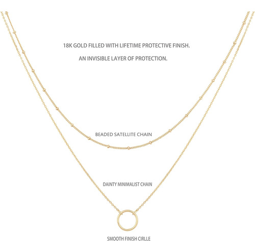 Collar De Corazón De Capas De Mevecco Colgante Hecho A Mano