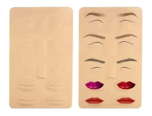 Piel Sintética P/practica Maquillaje Microblading Completo