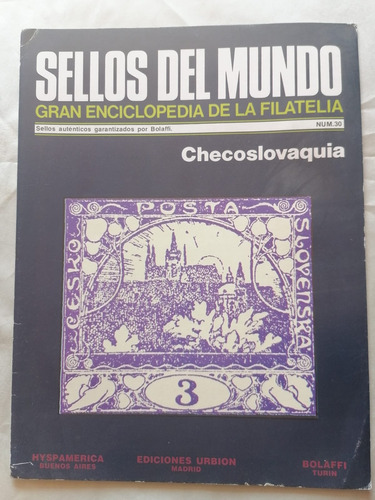 Fascículo Enciclopedia Sellos Del Mundo Checoslovaquia N 30