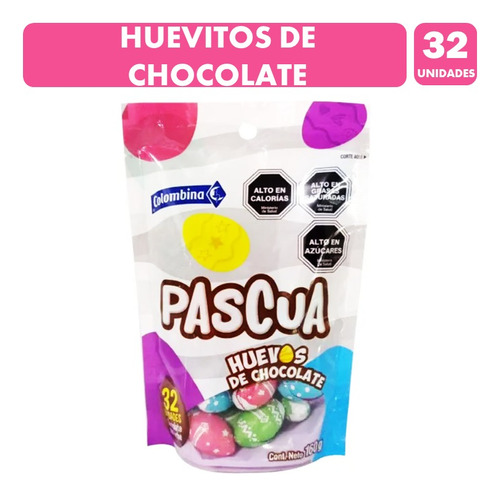 Huevos De Pascua - Huevos De Chocolate (bolsa 32 Unidades)