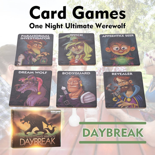 One Night Ultimate Werewolf Daybreak Juegos De Cartas 10 Min