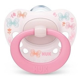 Chupete Signature Nuk  Silicona X 1  Con Estuche 0-6 Meses