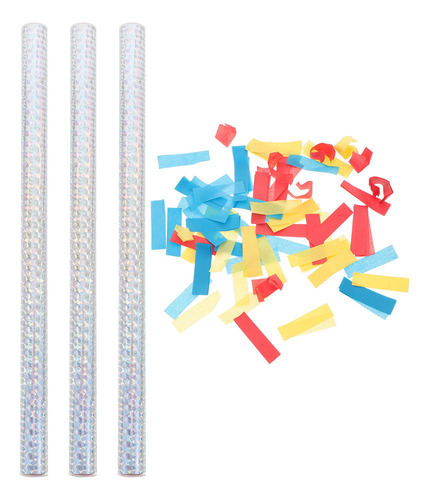 Tubo Para Fuegos Artificiales Con Confeti En Papel Tisú, Paq