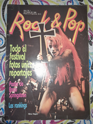 Revista Rock Y Popaño 1 Num 1 Incluye Poster