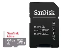 Comprar Tarjeta de memoria SanDisk SDSQUNR-064G-GN3MA Ultra con adaptador SD 64GB