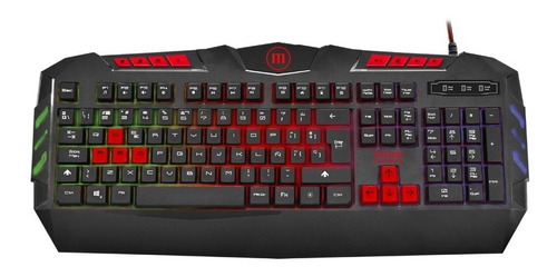 Teclado Gamer Maxell Samurai Series Usb Anti Ghosting Keys