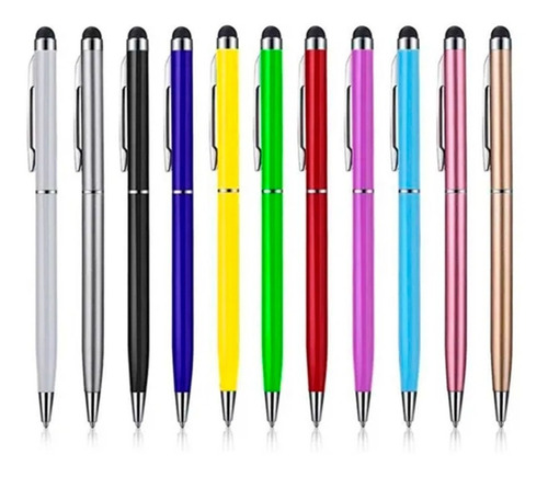 Lápiz Táctil 2 En 1 Touch Pen Con Punta De Bolígrafo Tablet