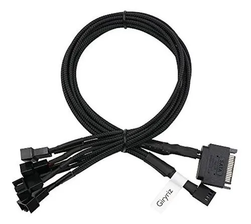 Cable Adaptador Divisor De Ventilador Giryriz Pwm 1 A 4 Con