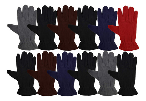 12 Pares De Guantes De Lana De Invierno, Unisex, Guantes Dep