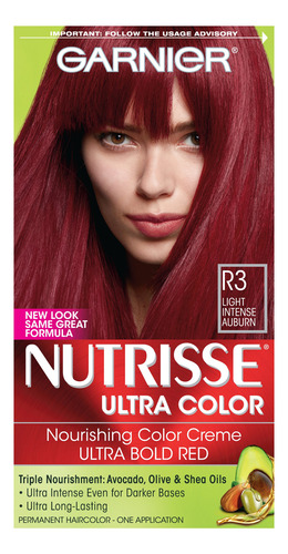 Tinte De Pelo Garnier Nutrisse Ultra Color R3 Castaño Claro