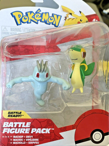 Pokemon Battle Figure Machop´+snivy